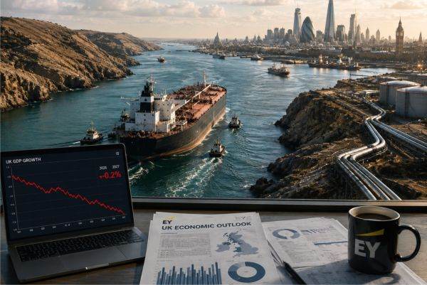 EY: British economy risks recession if Strait of Hormuz remains closed